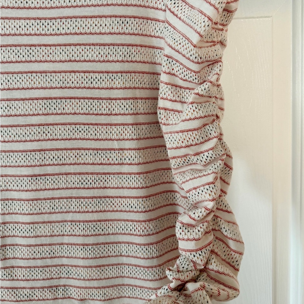 Loft | Ruffle Long Sleeve Top | Med - Picture 5 of 9